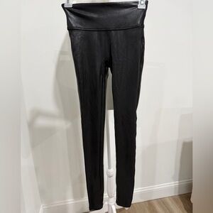 SPANX Faux Leather Leggings in Black Size X-Small